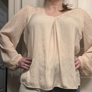 Women's Cream Blouse